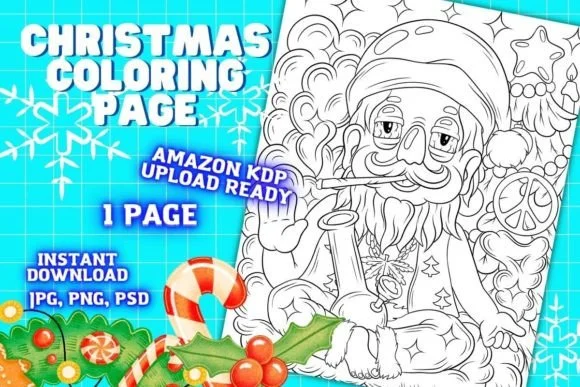 Adult Christmas Coloring Book