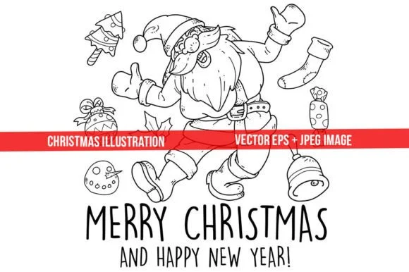 Christmas Santa Claus Coloring 6