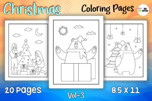 Christmas Coloring Page for Kids - 03