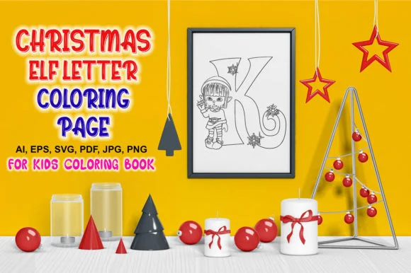 CHRISTMAS COLORING PAGE for KIDS: VOL-01