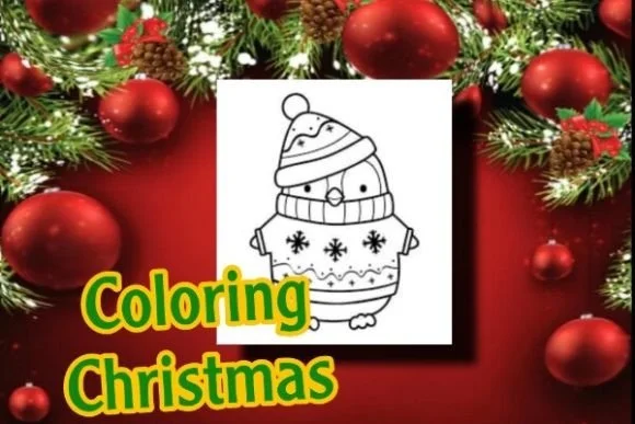 KDP CHRISTMAS COLORING BOOK LARGE PRINT