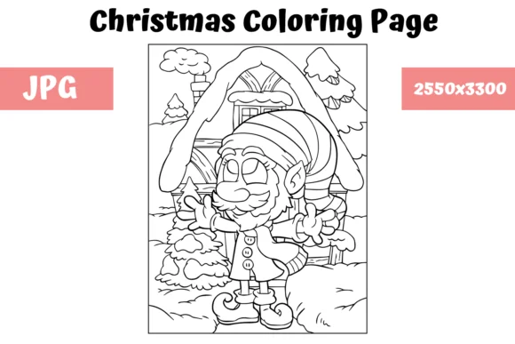 Christmas Coloring Page for Kids - 24