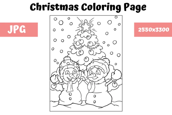 Christmas Coloring Page for Kids - 12