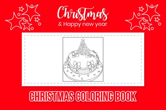 Hand Drawn Christmas Coloring Book