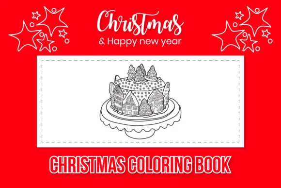 Hand Drawn Christmas Coloring Book