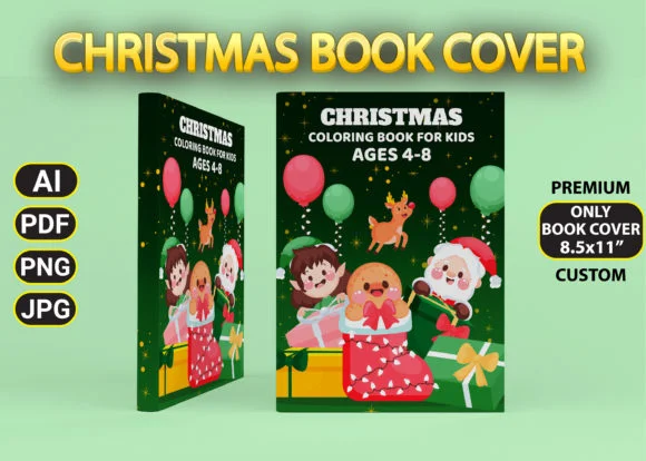 Christmas Coloring Book Cover