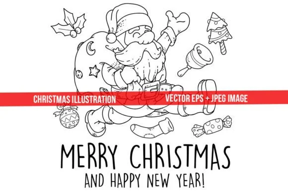 Christmas Santa Claus Coloring 8