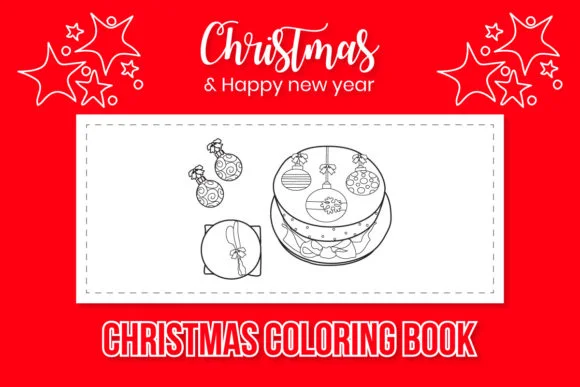 Hand Drawn Christmas Coloring Book