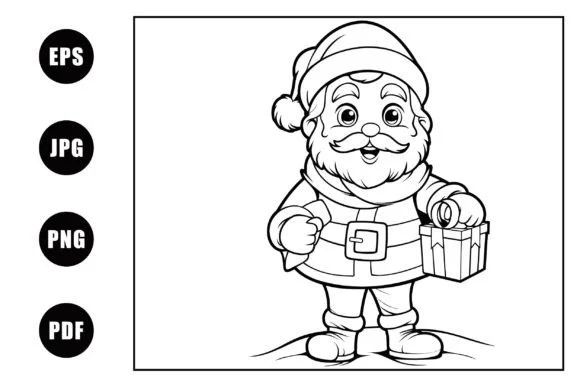 Santa Claus with Christmas Gifts