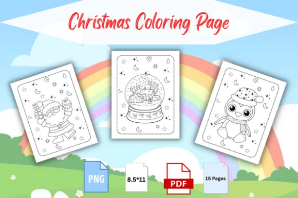 Christmas Coloring Book for Children
