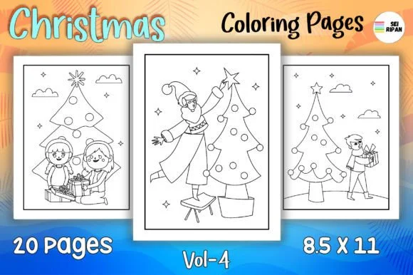 Christmas Coloring Page for Kids - 04