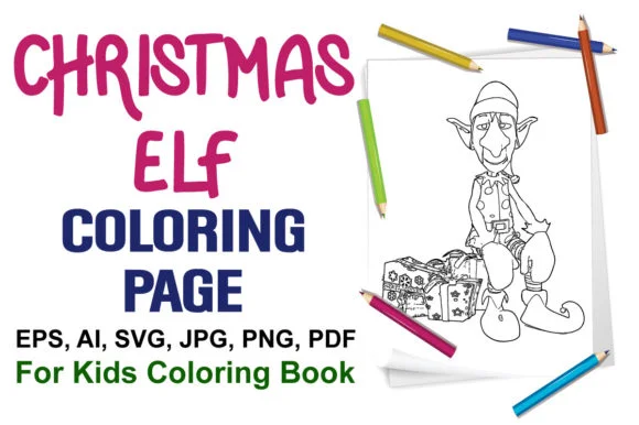 Christmas Coloring Page for Kids: Vol-18