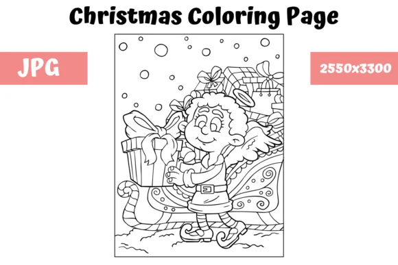 Christmas Coloring Page for Kids - 19