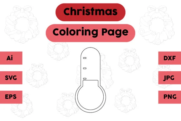 Christmas Coloring Page - Poison