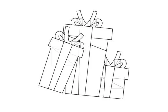 Christmas Ornament Outline 18