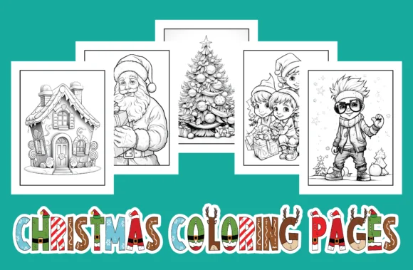 Kids Christmas Coloring Pages