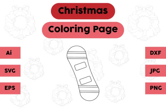 Christmas Coloring Page - Decoration 16