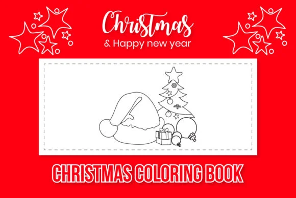 Hand Drawn Christmas Coloring Book