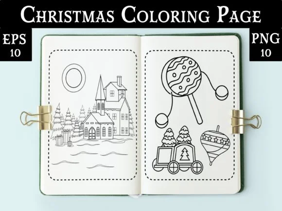 Christmas Coloring Page for Kids 03