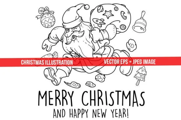 Christmas Santa Claus Coloring 3