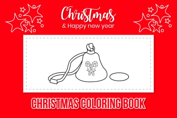 Hand Drawn Christmas Coloring Book