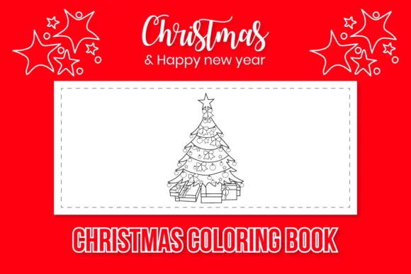 Hand Drawn Christmas Coloring Book