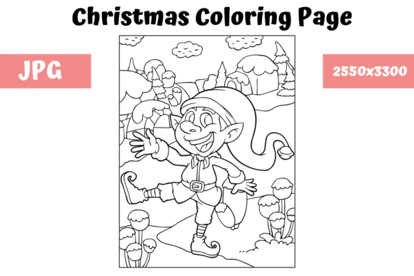 Christmas Coloring Page for Kids - 21
