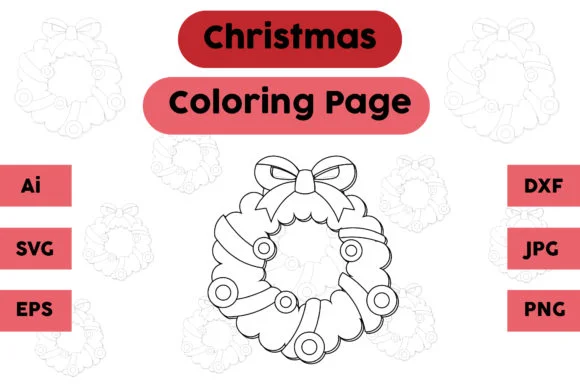 Christmas Coloring Page - Decoration 01