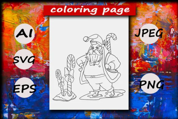 Christmas Colouring Page