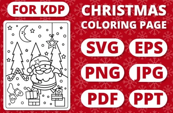 KDP Christmas Coloring Page for Kids #26