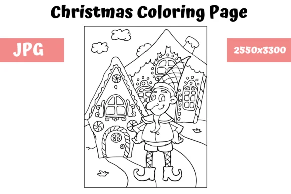 Christmas Coloring Page for Kids - 14