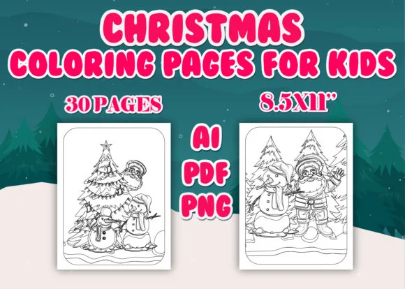 Christmas Coloring Pages for Kids