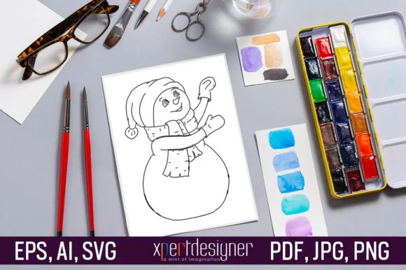 Christmas Coloring Page for Kids: Vol-05
