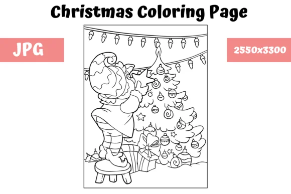 Christmas Coloring Page for Kids - 22