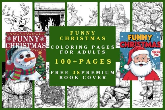 100+ Funny Christmas Coloring Pages