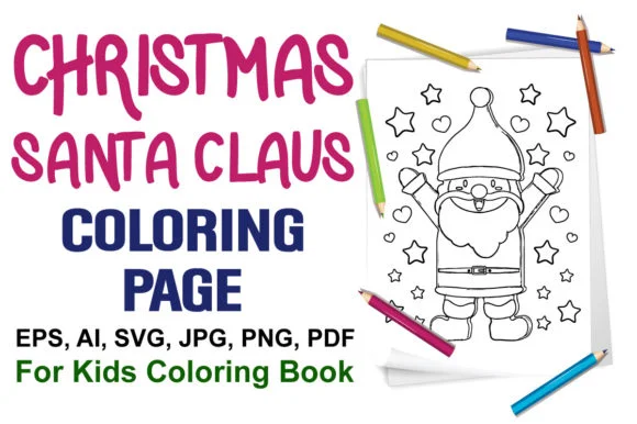 Christmas Coloring Page for Kids: Vol-14