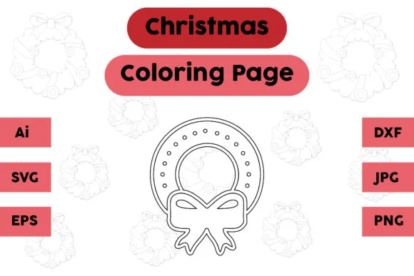 Christmas Coloring Page - Decoration 14