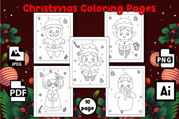 Christmas Coloring Book for Kids