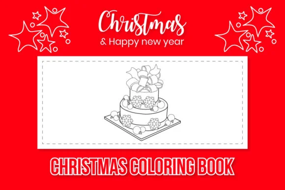 Hand Drawn Christmas Coloring Book