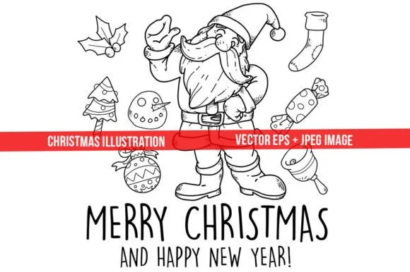 Christmas Santa Claus Coloring 7