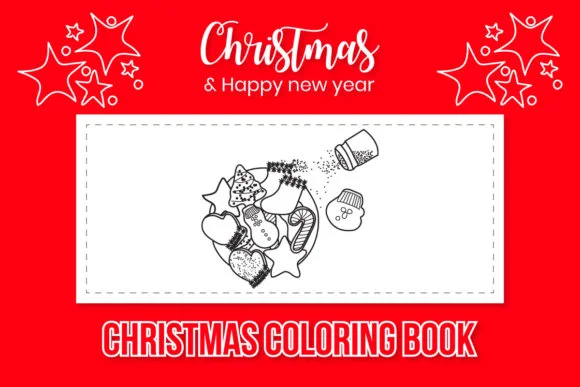 Hand Drawn Christmas Coloring Book