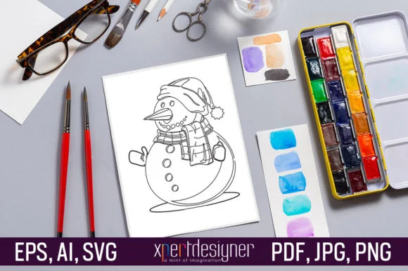 Christmas Coloring Page for Kids: Vol-03