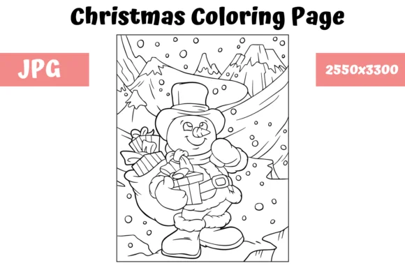 Christmas Coloring Page for Kids - 28