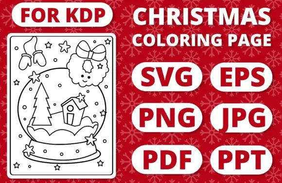 KDP Christmas Coloring Page for Kids #33