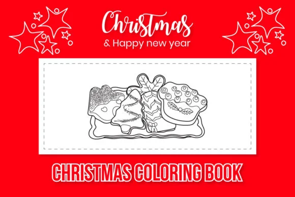 Hand Drawn Christmas Coloring Book