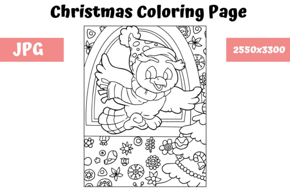 Christmas Coloring Page for Kids - 13